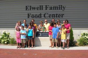 Elwell Family at the August 2009 ribbon cutting ceremony