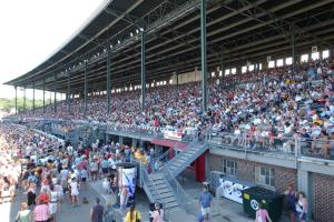 A full house at the Grandstand
