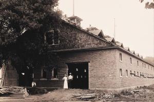 Horse Barn in the early 1900s