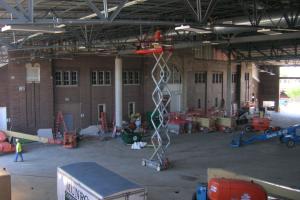 Connecting the Horse Barn and the Jacobson Center (warm up area) - June 2010