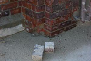 Bricks that held the building were crumbling due to age and weather