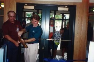 Ribbon cutting ceremony in 1995