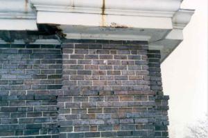 Age and weather took a toll on the masonry work