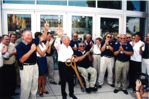 Ribbon cutting ceremony at the 2001 Iowa State Fair